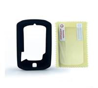 For Bryton Rider 15 Neo Silicone Protective Case + HD Film Essential Gear for Cycling Enthusiasts (Black)