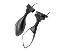 For Buell For Thunderbolt S3 For Blast 1125R M2 For Cyclone Motorcycle Side Rearview Mirrors Turn Signals Indicator With Lights(carbon fiber)