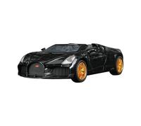For Bugatti Mistral 1:32 Alloy Sports Car Model Die Cast Car Metal Racing Analog Sound Lighting Gifts(Black)