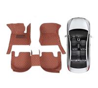 For Buick For ENCORE 2013-2019 Eco-friendly Avenue Coche Accessorie Liners PU-leather Waterproof Custom Car Floor Mats Rubber Car Mat(A-brown)