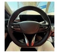 For Buick For Verano Car Steering Wheel Cover | Wheel Protector Cover Non-Slip Genuine Leather Steering Wrap Braid Cover(Black Thread)