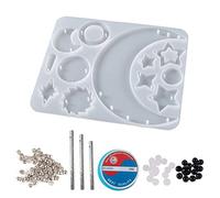 for Butterfly Star Wind Crystal Epoxy Mold Pendant Wall Hanging Curtain Wind Silicone M Silicone Pendant Molds for Epoxy Resin