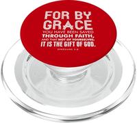For By Grace You Have Been Saved Through Faith Eph 2 8 PopSockets PopGrip for MagSafe
