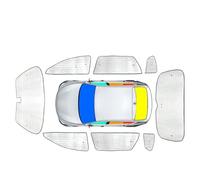 For BYD For SONG L 2024-Present Car Sunshades UV Protection Cover Side Window Curtain Sun Shade Visor Car Side Window Sunshades(Whole)