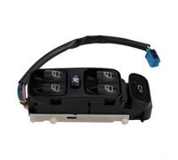 For C Class W203 Master Power For Window Switch Compatible with C180 C200 C220 OEM 2038200110DX 2038200110 Black ABS Interior