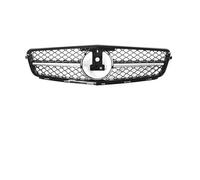 For C W204 C43 2008-2014 C180 C200 C250 C300 Front Bumper Grille Hood AMG GTR Diamond Style Front Radiator Grille(AMG-Chrome 1 Pin)