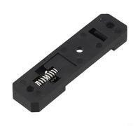 for C45 Guide Rail Buckle Clips for DIN35 Mounting, Effective Plastic Bracket for Secure Circuit Board Support (Black )