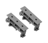 for C45 Rail PCB Support Clips, Two Sets of Brackets Designed for Electronic Projects (Grey )
