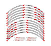 For C650 Sport Motorcycle Front And Rear Wheels Edge Outer Rim Sticker Reflective Stripe Wheel Decals