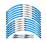 For C650 Sport Motorcycle Front And Rear Wheels Edge Outer Rim Sticker Reflective Stripe Wheel Decals