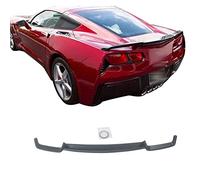 for C7 Corvette Rear Spoiler Fit for 2014-2019 Chevy Chevrolet Corvette C7 Rear Trunk Wing ABS Painted High Rise Style Accessories Exterior (Matte Black)