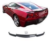 for C7 Corvette Rear Spoiler Fit for 2014-2019 Chevy Chevrolet Corvette C7 Rear Trunk Wing ABS Painted High Rise Style Accessories Exterior (Carbon Fiber)