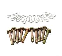 For CADET Snowblower Replacement Shear Pins and Cotter Pins Matching Physical Dimensions of 738-04124A 714-04040 Originals (10set)