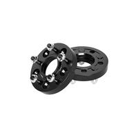 For Cadillac For ATS Flange Plate15/20/25/30/35mm 2/4pcs 5x115 CB70.3mm M12x1.5 Hub Centric Black Forged Wheel Spacer Wheel Spacer Adapter(2pcs 25mm)