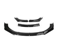 For Cadillac For CT6 2016-18 3Pcs Split Front Bumper Lip Body Spoiler Diffuser Deflector Sports Modification Accessory Protection Splitter Body Kit(Glossy Black)