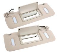 For Cadillac For Escalade 2007-2014 Driver Passenger Side Sunvisor Makeup Mirror Sun Shield Board Visor Visor Assembly With Mirror(Left-Right)
