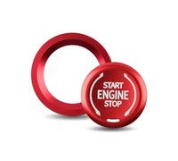 for Cadillac for XT4 for XT6 CT4 CT5 Car Engine Start Stop Button Ring Trim Sticker Car DIY(Red)