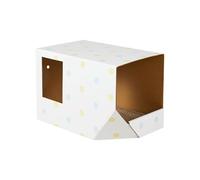 for Cage, Corrugated Cardboard Pet Chew Shelter, for Parrots - for Canaries, Budgies, Lovebirds and Conuros Rest, and Sleep at Night