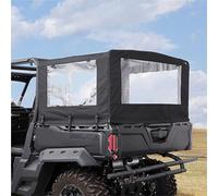 For Can Am Defender HD5 HD7 HD8 HD9 HD10 Max 600D PVC Rear Cargo Bed Cover Transparent Windows UTV Tent Water-resistant