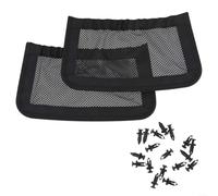 for can-am for defender UTV Backrest Cargo Net - Rear Seat Storage Mesh Bag 715003019 - Heavy Duty Elastic Organizer for Tools and Supplies on Trails