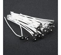 For Candle Makers Rejoice Get These 30 Pack of For Pre Waxed Cotton Wicks With Clip Sustainments Now