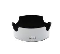 For Canon EF-S 18-55mm F/3.5-5.6 IS STM, Bayonet Mount Lens Hood, Replacement For EW-63C (Size : White)