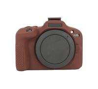 for Canon EOS R100 Camera Case,Silicone Rubber Camera Housing Protective Cover Case for Canon EOS R100,Brown