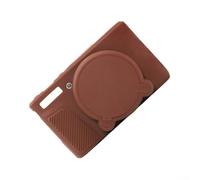 For Canon SX740 Silicone Case, SX730 Protective Cover, Soft Camera Skin, Shockproof Camera Bumper, Lightweight Camera Sleeve, Pink Camera Case, Green Camera Cover(Coffee Brown)