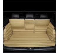 For Captur 2014-2018 For Espace 7 For Seat For Laguna For Latitude Car Accessories Customized Stripe 5D Full Coverage Trunk Mat Car Boot Mat(Beige)
