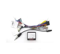 For Captur For High For End 2015-2019 Car Radio Wiring Cable 16Pin Harness Adapter 2DIN Head Unit Stereo Plug Car Radio Fascia(A set)