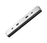 For Car 3+ Center Console Glove Box USB Shunt Hub Ports Data Transfer Adapter Docking Station Quick Charging