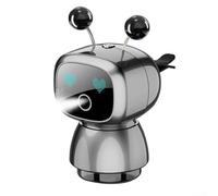 For Car Air Freshener Diffuser Fun Robot Design with Customizable Scent Intensity for a Refreshing Journey (Gray)
