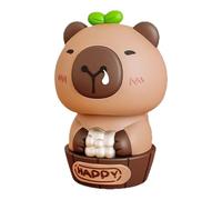 for Car Dashboard: Solar Powered Carpincho Toy, Well Thought-Out Design Interior Accessories | Resist Daily Wear Effectively for Camping Driving Truck Co