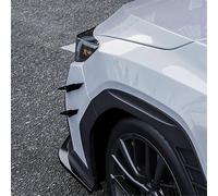 For Car Front Bumper Outer Side Splitter Spoiler Canard Trim Bright Black