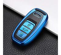 FOR Car Key Shell,For Car Key Cover Case, For Audi A1 A3 A4 A5 A6 A7 A8 Quattro Q3 Q5 Q7 2009 2010 2014 2012 2013 2015 2011 Blue