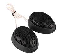 For Car Speakers-Car Loudspeaker Mini Car Speaker Pair 10W Mini Car Speaker Round Stickable Loudspeaker Automobile Speaker With Glue(Black)