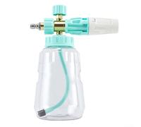 For Car Wash Foam For Lance Attachment for Pressure Washer with Rotatable Design and Foam Concentration Control from Water-Dominant to Foam-Dominant (Mint Green)