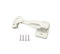 For Caravan Door Retainer Catch, Motorhome Door Holder Catch with Rotating Latch Lock for Securing Outdoor Furniture for RV Campervans Cabinets White