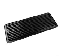 for caravan Fridge Vent Cover 62445480 Replacement Part Air Vent Grille for Motorhome Campervan Weather Resistant 483x186mm(Black)