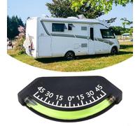 for Caravan Levelling Bubble Level for Motorhome RV Trailer Boat Angle Measurement Robust ABS Housing Green Display
