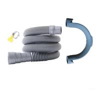 for Caravan Waste Water Pipe Kit Flexible Drain Hose Adapter 28.5mm ID for Motorhome Trailer Grey 6M(Water Pipe Fixer)