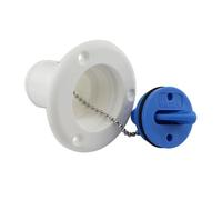 For Caravans Campers VansTruck Nylon Fuel Deck Filler Marine Hardware Uv Stabilized Socket Boats Motorhome Yacht Yacht Cap Nylon Fitting Motorhome Water Tank Caravans Accessories