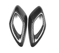 For Carbon Fiber Car Door Inner Handle Interior Trim Sticker Black