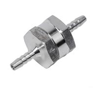 For carburetor Fuel Way Check Valve 4681012mm, Aluminum Alloy Material, Designed for Fuel Pumps and Hand Pumps, Suitable for Diesel and Water Medium (4mm)