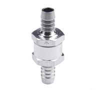 For carburetor Fuel Way Check Valve 4681012mm, Aluminum Alloy Material, Designed for Fuel Pumps and Hand Pumps, Suitable for Diesel and Water Medium (10mm)