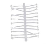For Carp Hair Rig Fishing Bait 510 Card Quick Stop UP Boilie Pellet Stopper with Soft Plastic Rubber Construction and Frame Including 24 Small Soft Stoppers (10pcs)