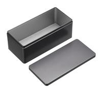 For Cash - Strong Tin Plate with Coin and Key Tray, Steel Storage Container with Padlock Function | For Banknotes, Jewelry, Keys, Tickets