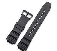 For Casio MCW-100H/110H/W-S220/HDD-S100 WV-200/AE-2000/2100 5434 Resin Strap 16mm Wristwatch Accessories Man Silicone WatchBand Full of stars