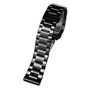 For Casio PRG-600YB/PRG-650/PRW-6600 GA2000 Men solid metal stainless steel watch strap accessories 24mmBlack silver Watch Band