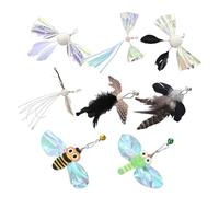 For Cat Chopsticks - 8 Piece Pet Toy Refill | Cat Teaser Refill Toys | Plush Wand Attachment